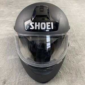Shoei Motorcycle Helmet Unisex Matte Black W-1 Full Face Snell DOT CX-1 Shield